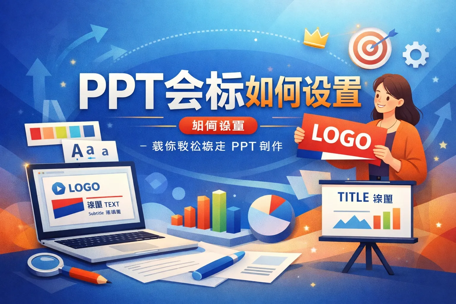 ppt会标如何设置