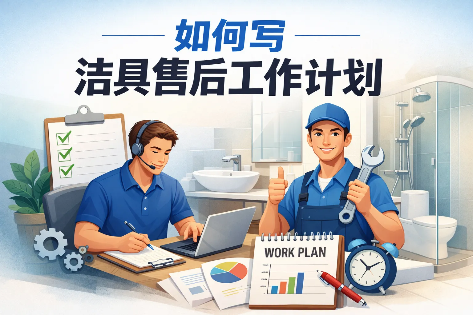 如何写洁具售后工作计划