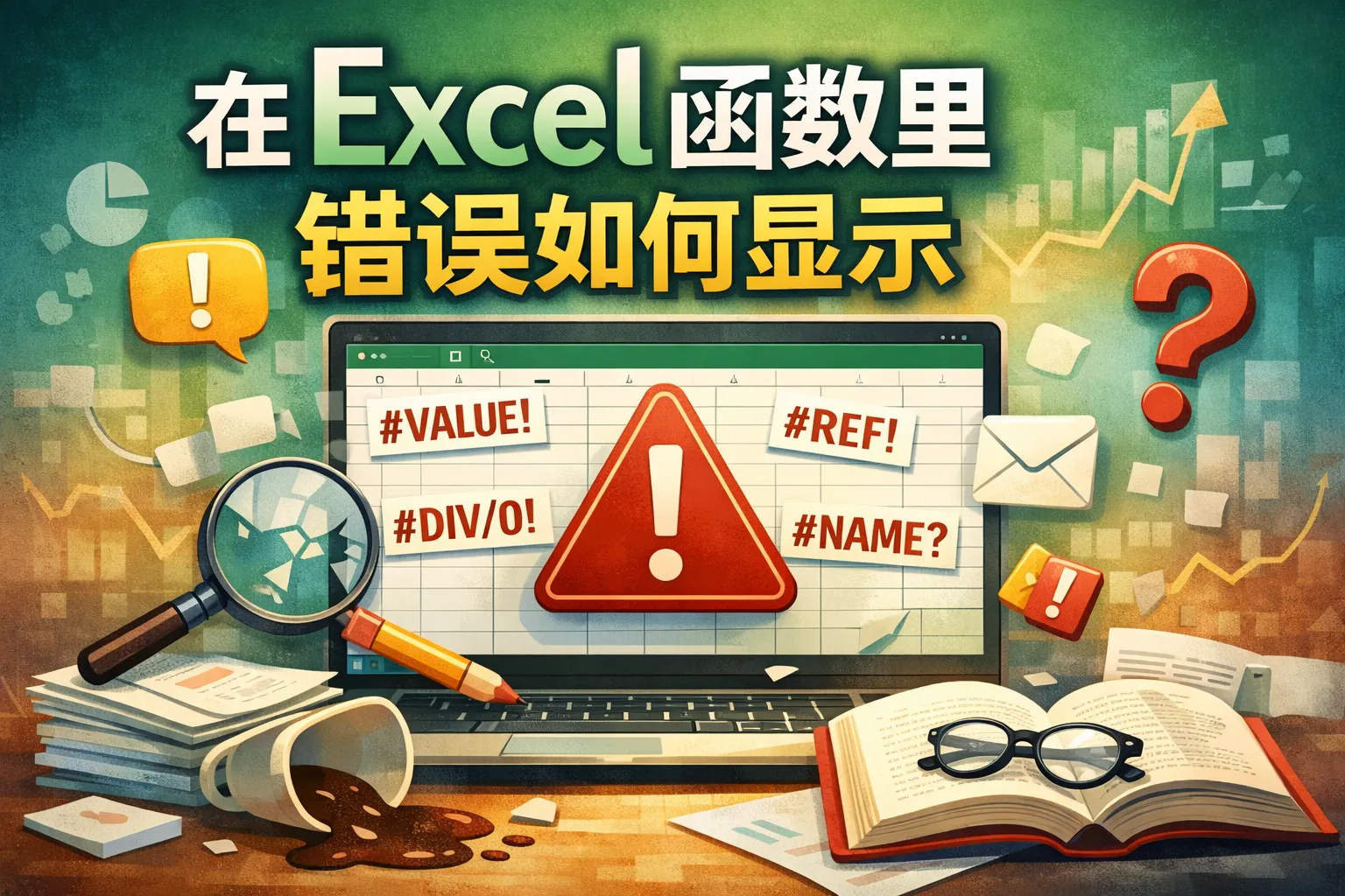 在excel函数里错误如何显示