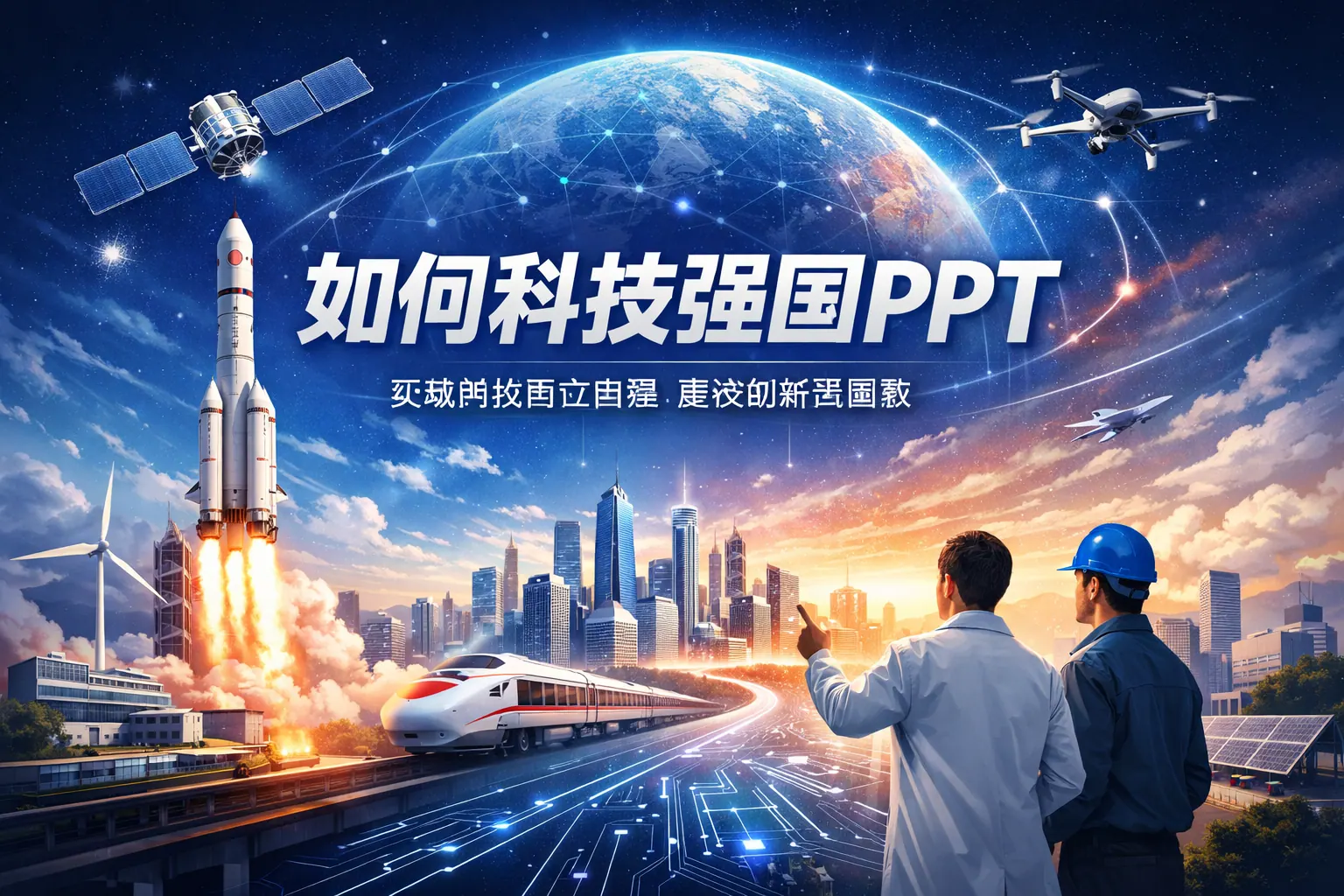 如何科技强国ppt