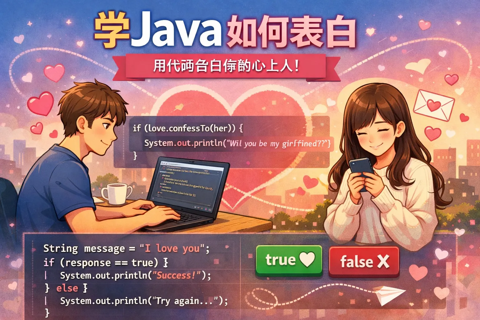 学java如何表白