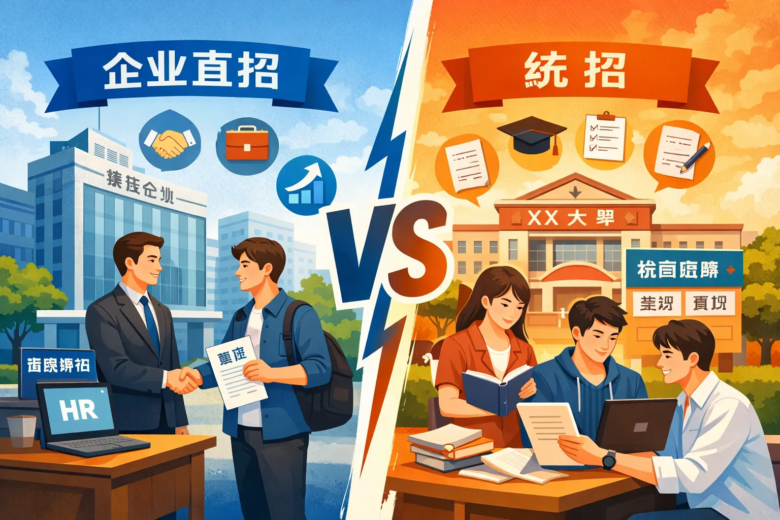 企业直招与统招区别