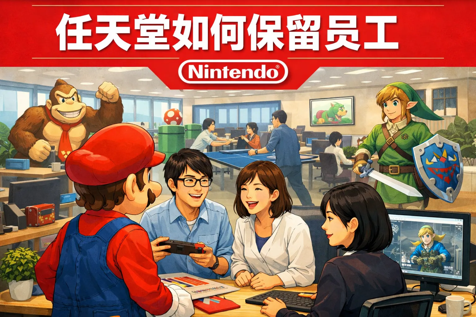 任天堂如何保留员工