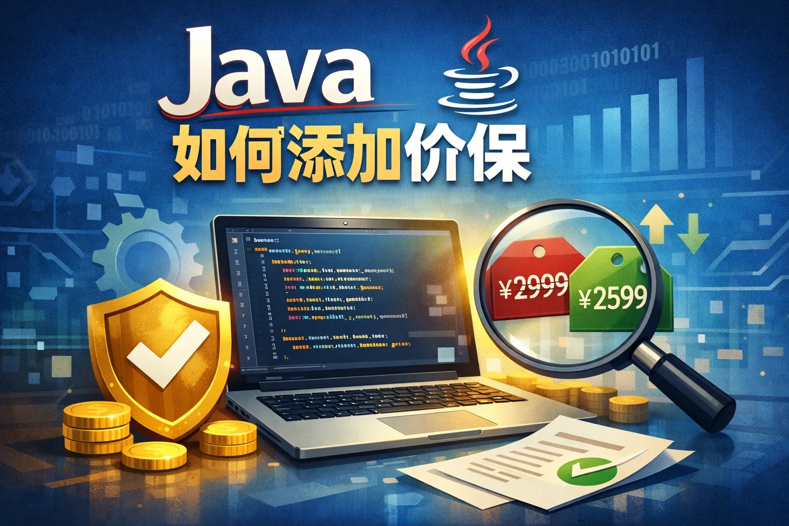 java如何添加价保
