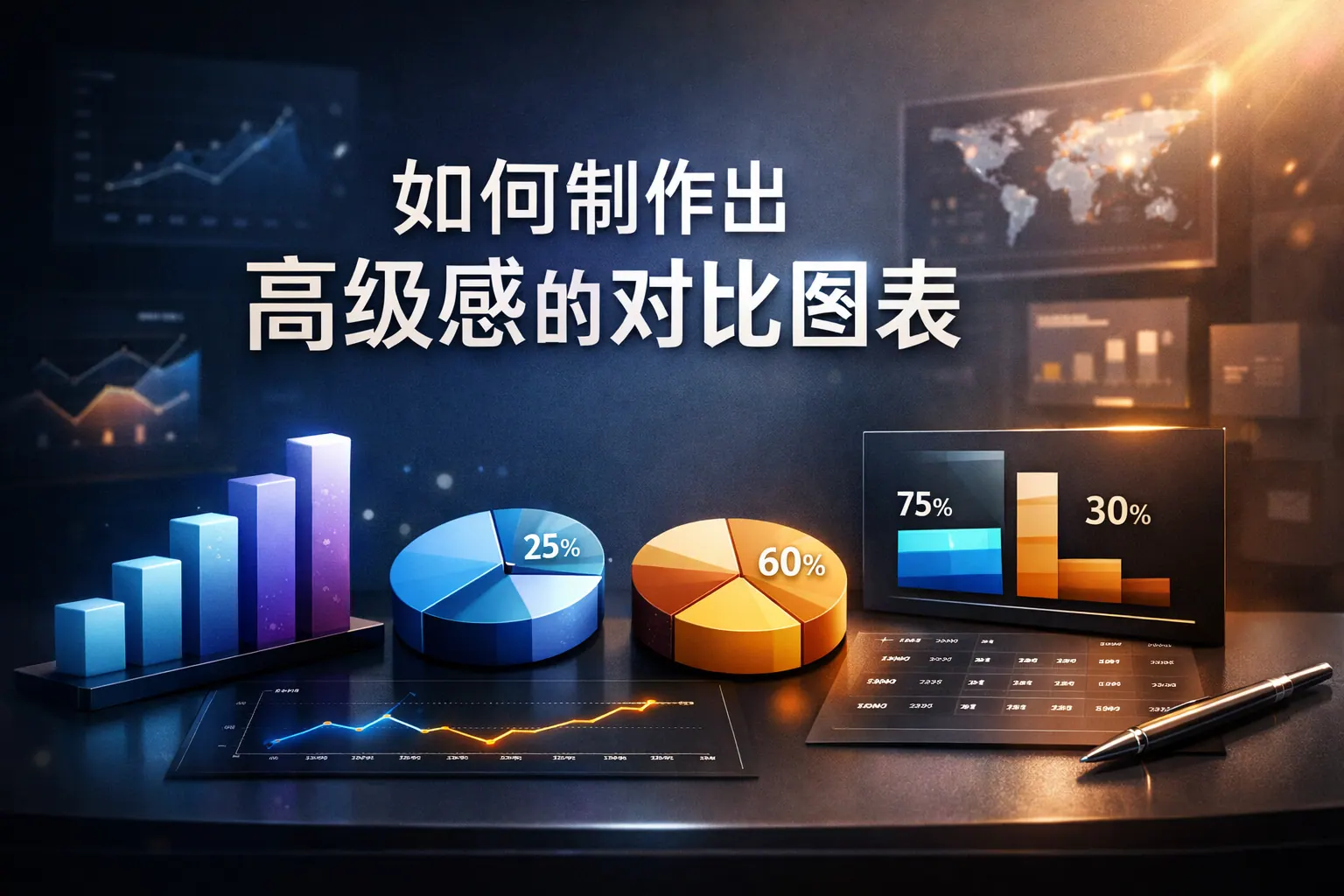 ppt对比图表如何制作出高级感