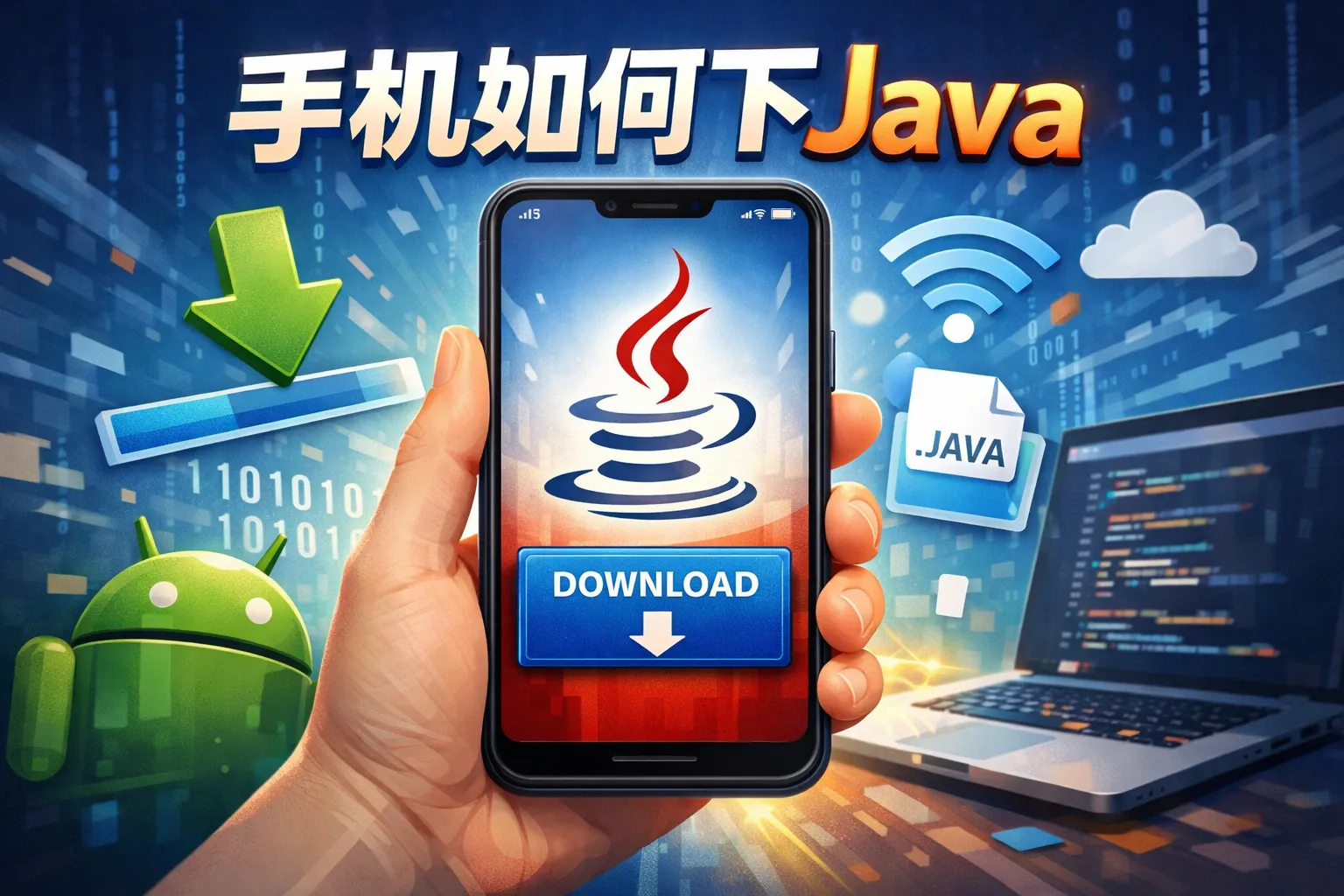 手机如何下java