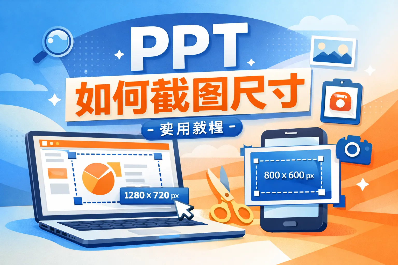 ppt如何截图尺寸