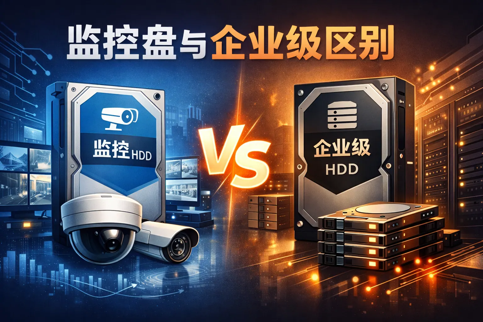 监控盘与企业级区别