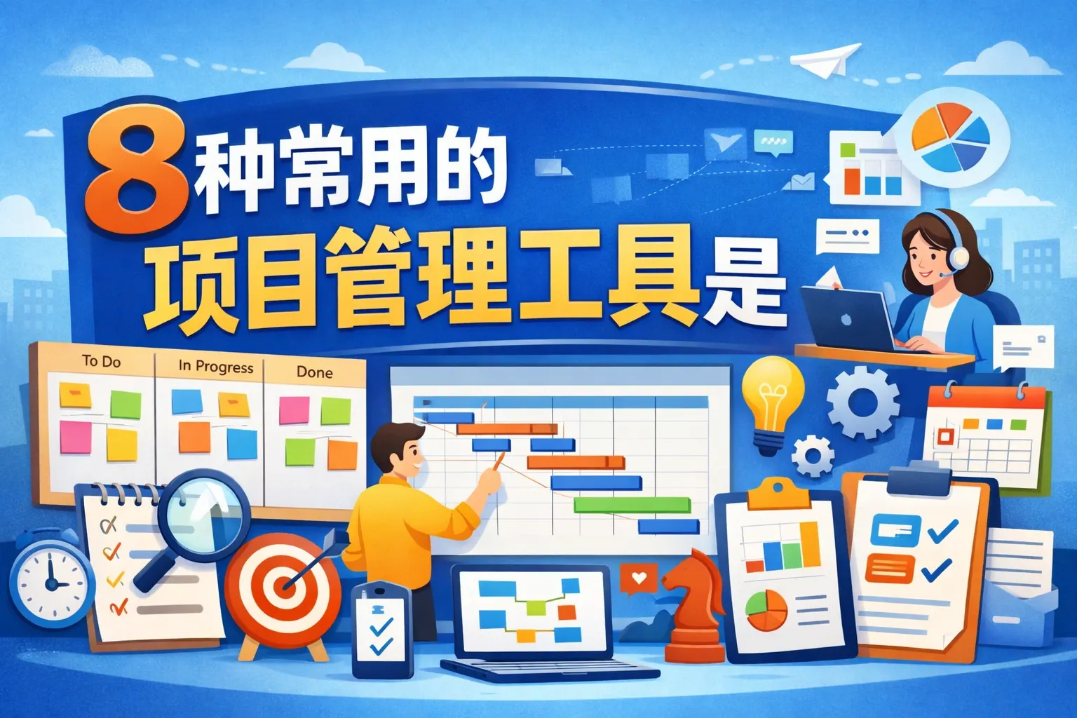 8种常用的项目管理工具是
