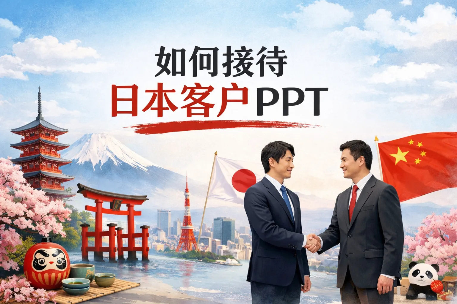 如何接待日本客户ppt