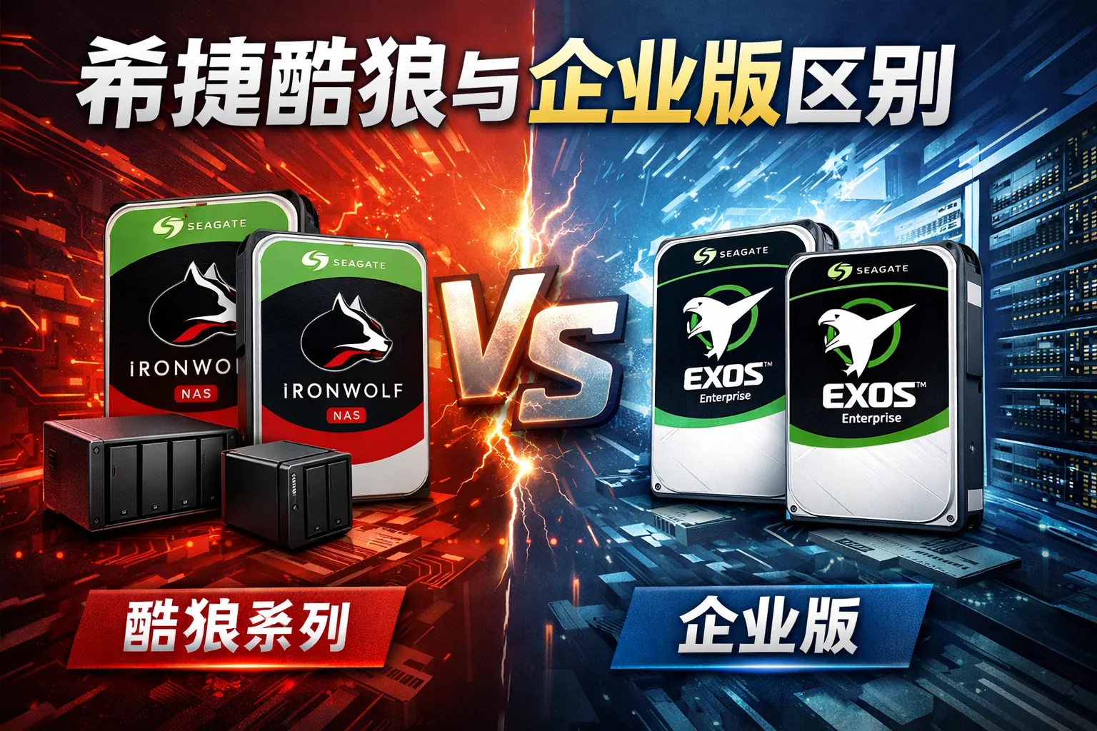 希捷酷狼与企业版区别