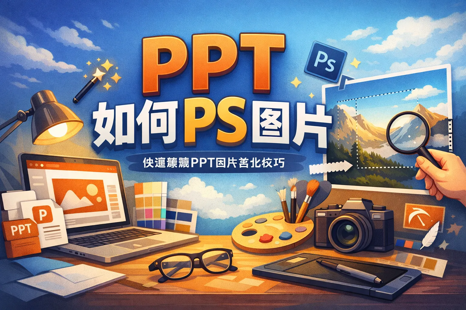 ppt如何ps图片