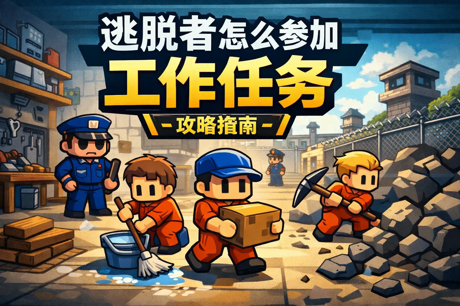 逃脱者怎么参加工作任务