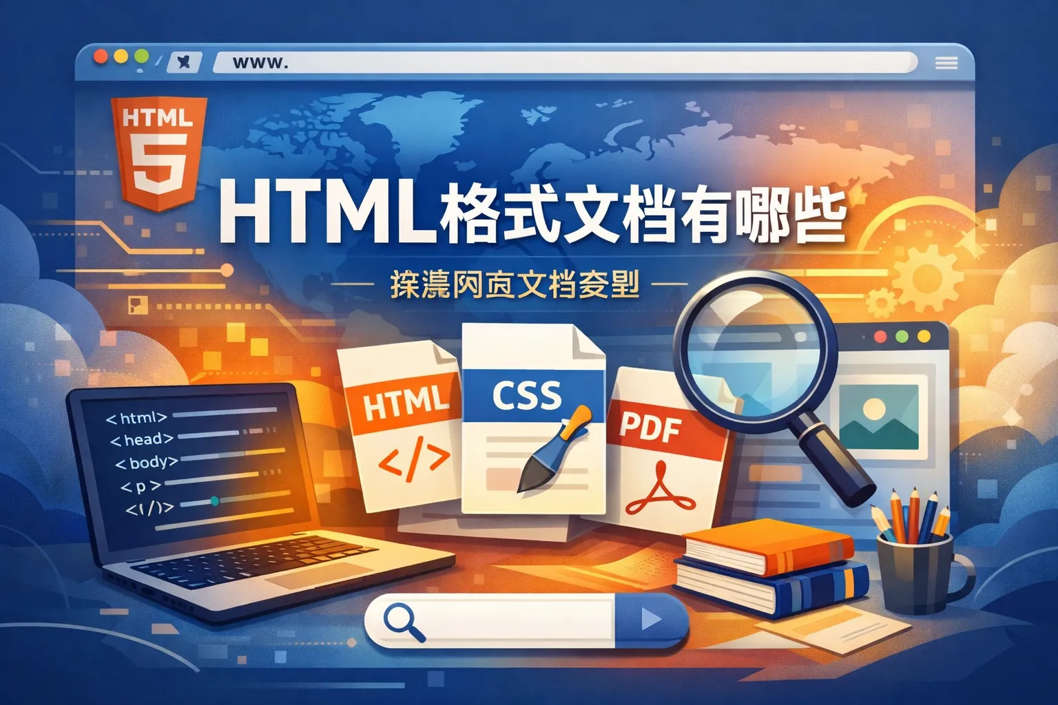 html格式文档有哪些