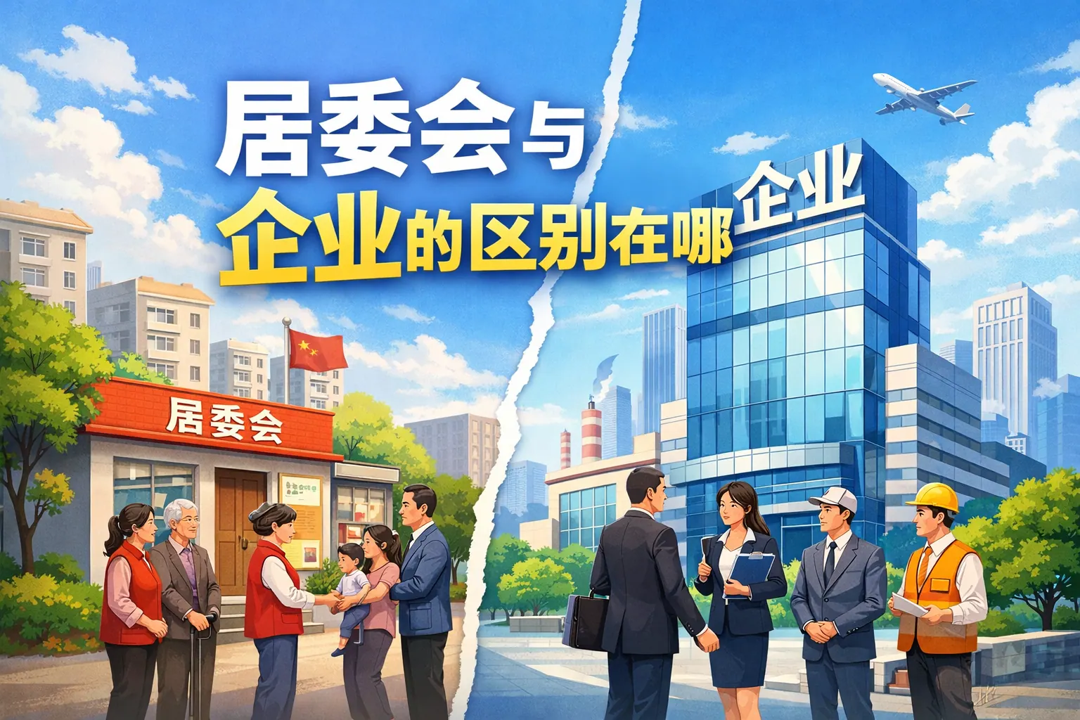 居委会与企业的区别在哪