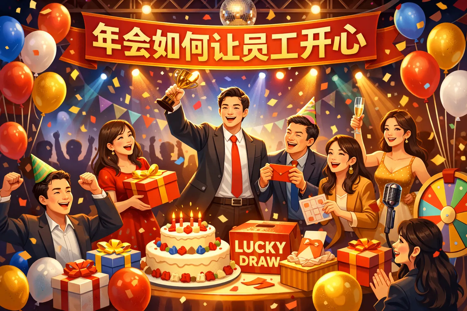 年会如何让员工开心