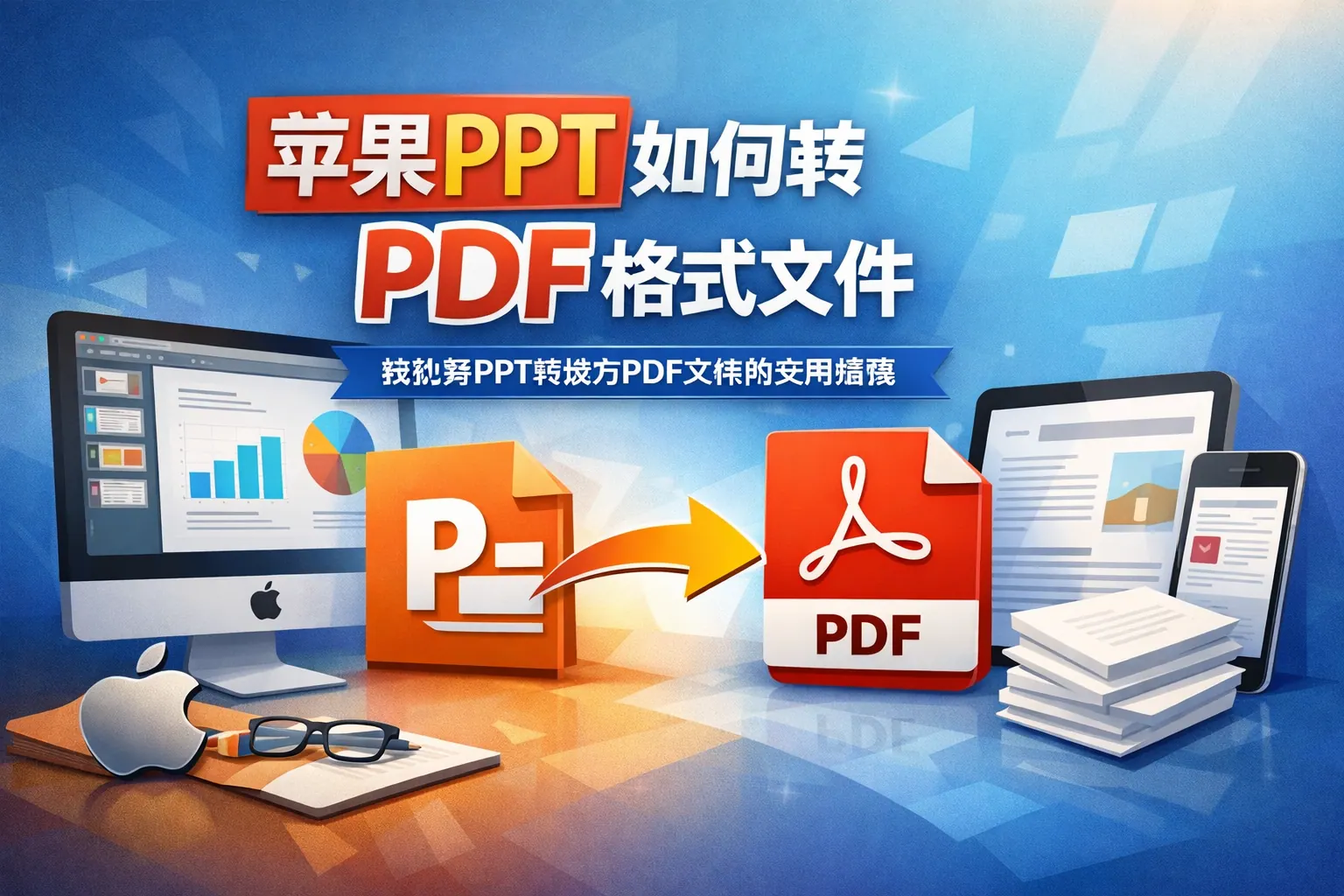 苹果ppt如何转pdf格式文件