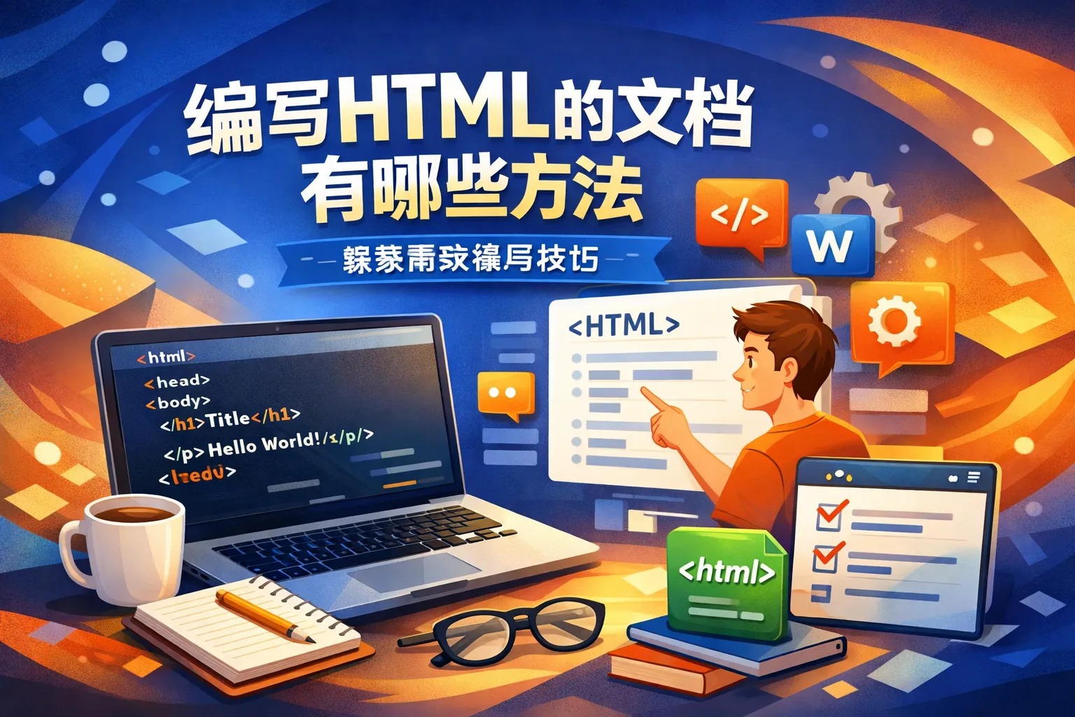 编写HTML的文档有哪些方法