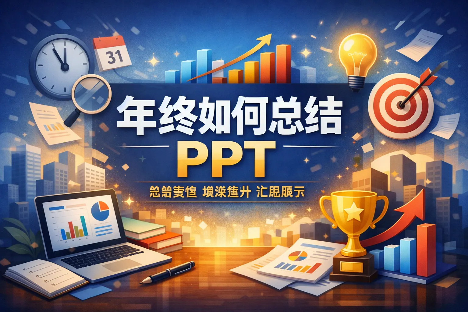 年终如何总结ppt