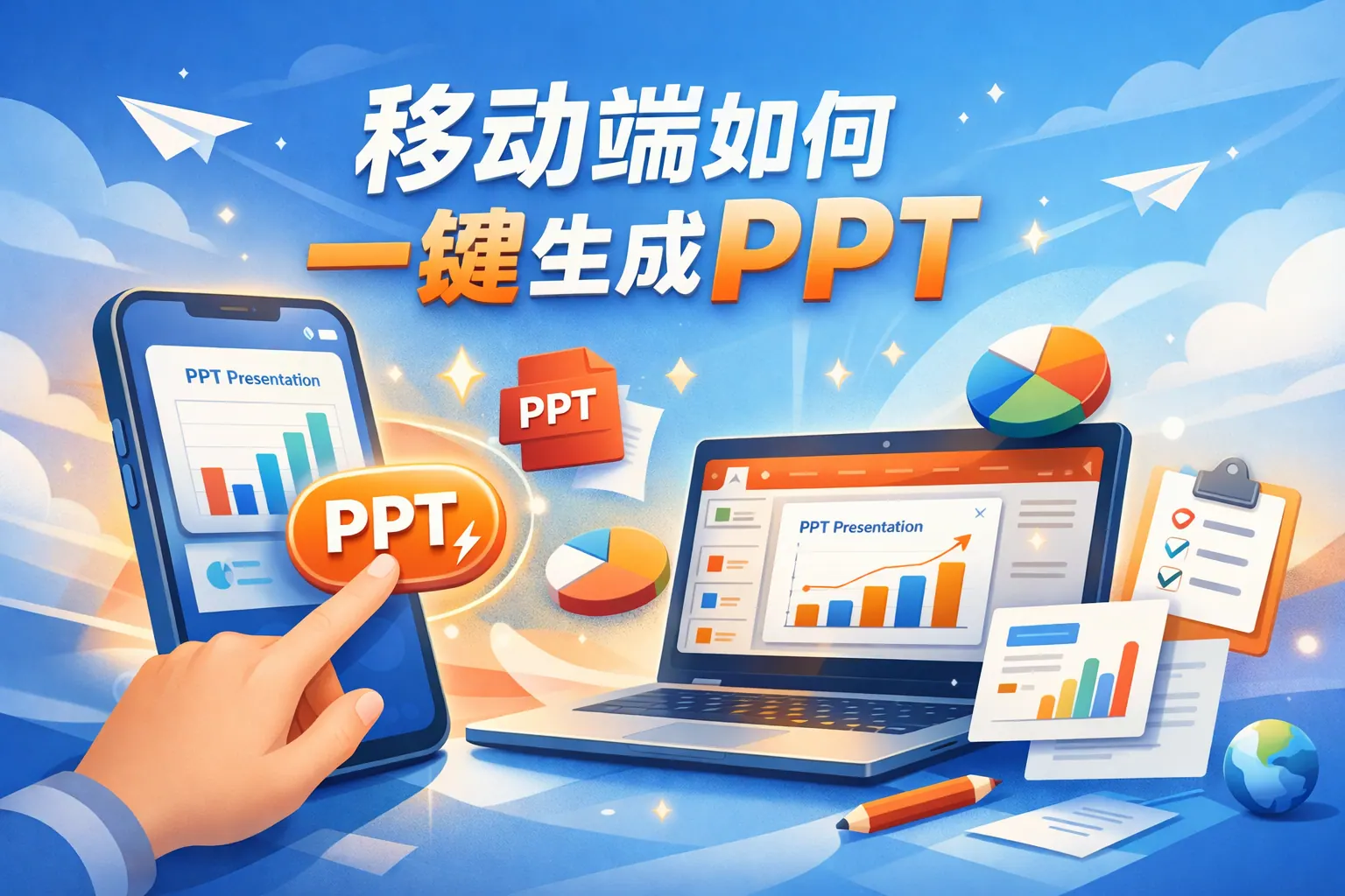 移动端如何一键生成ppt