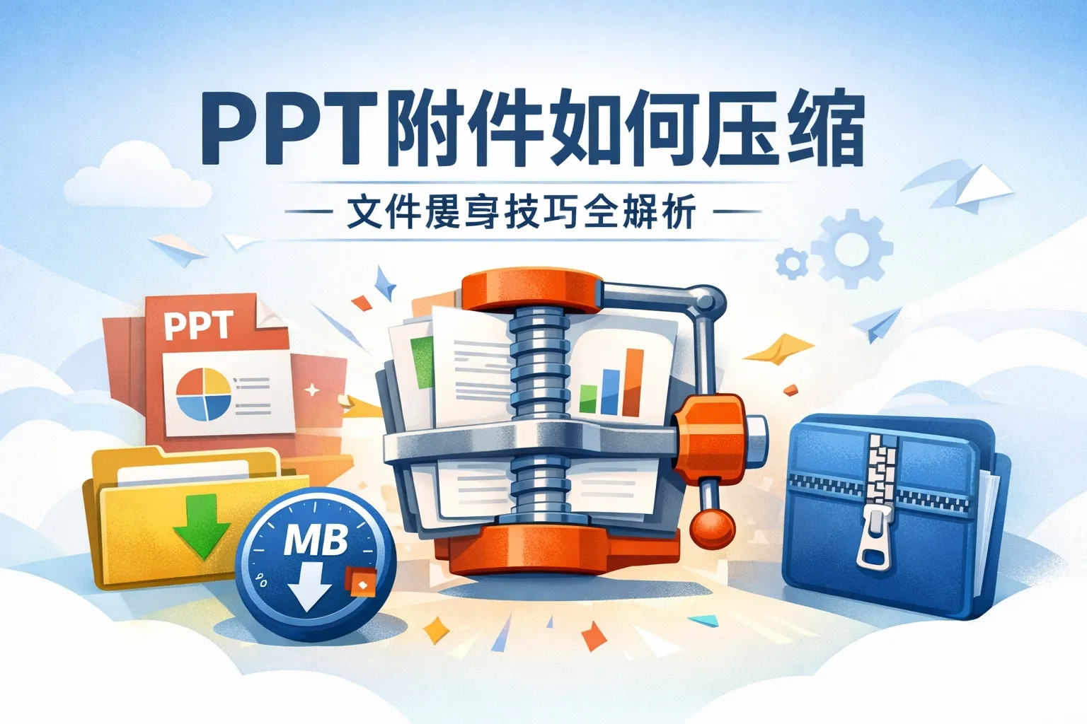 ppt附件如何压缩