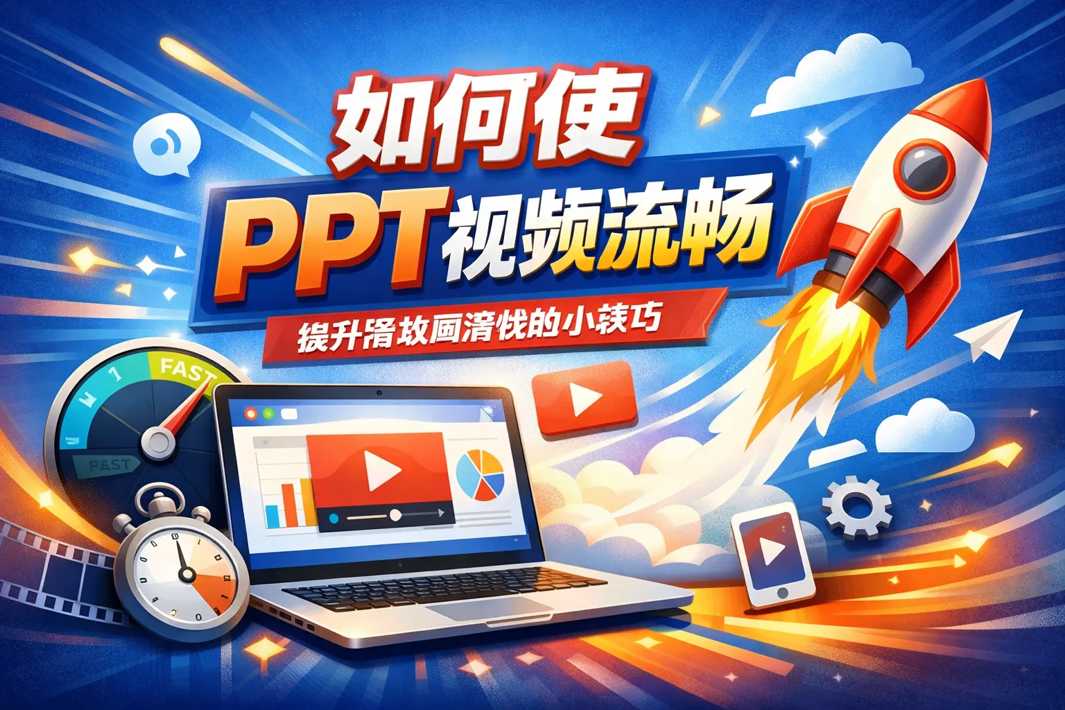 如何使ppt视频流畅