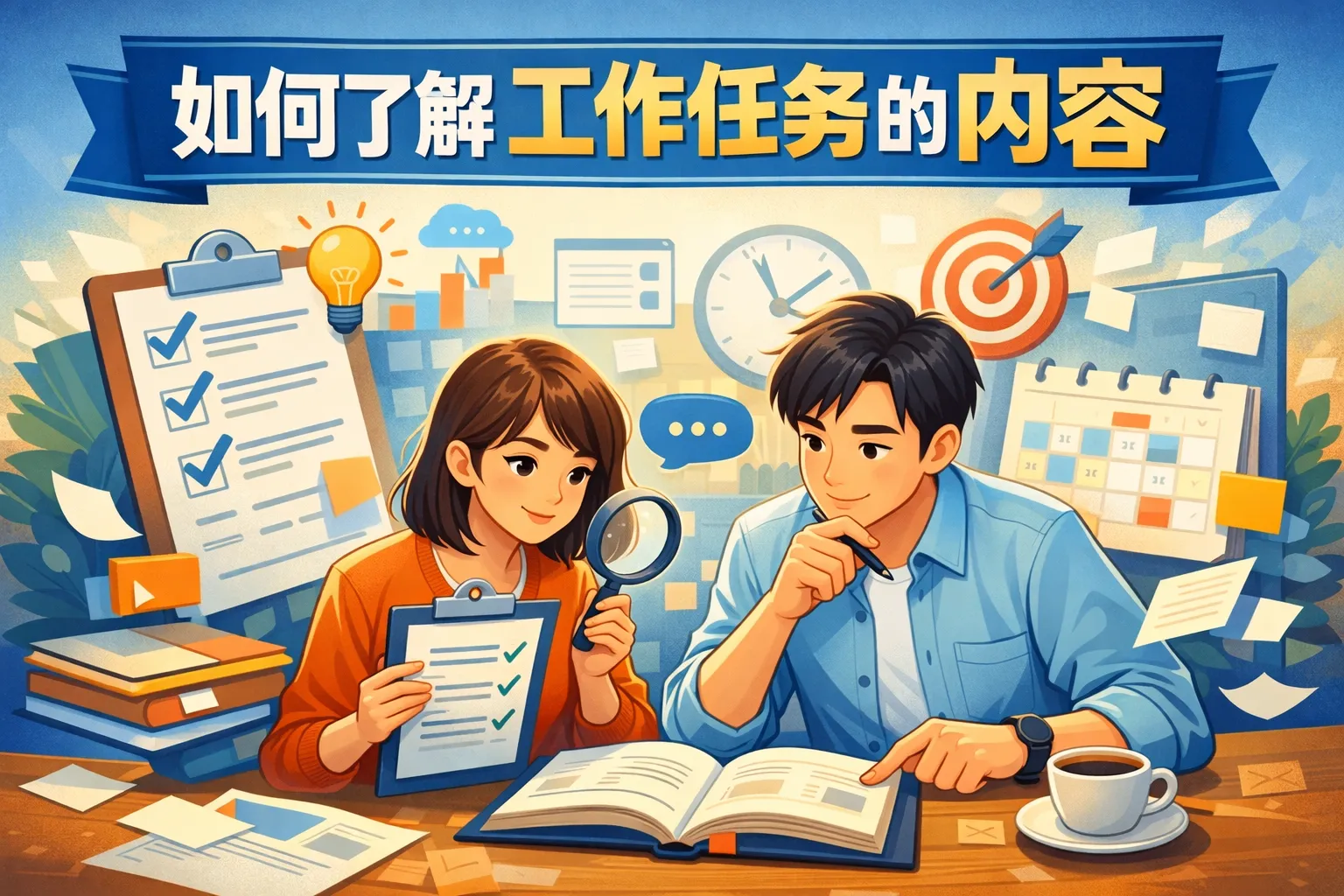 如何了解工作任务的内容