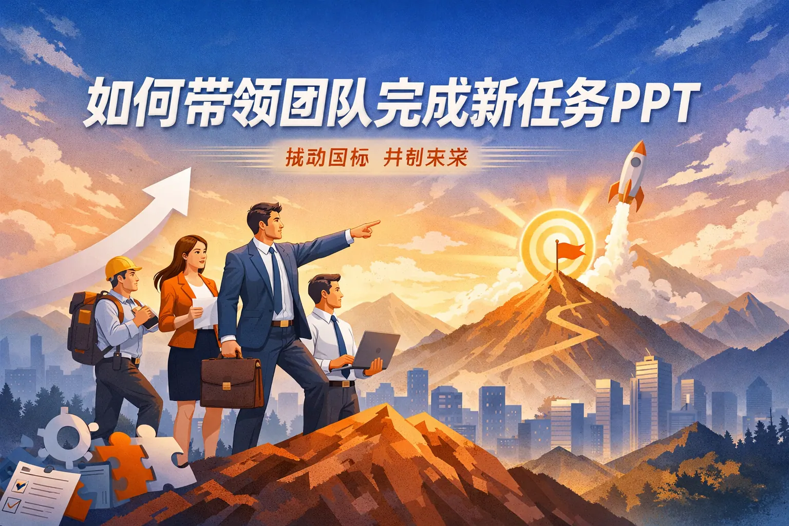 如何带领团队完成新任务ppt