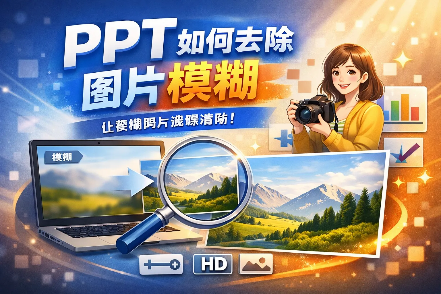 ppt如何去除图片模糊