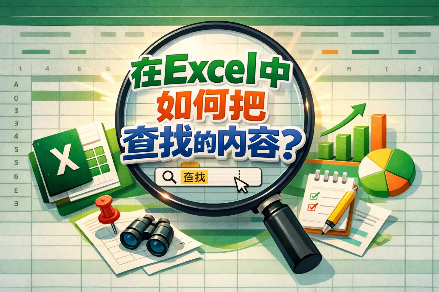 在excel如何把查找的内容