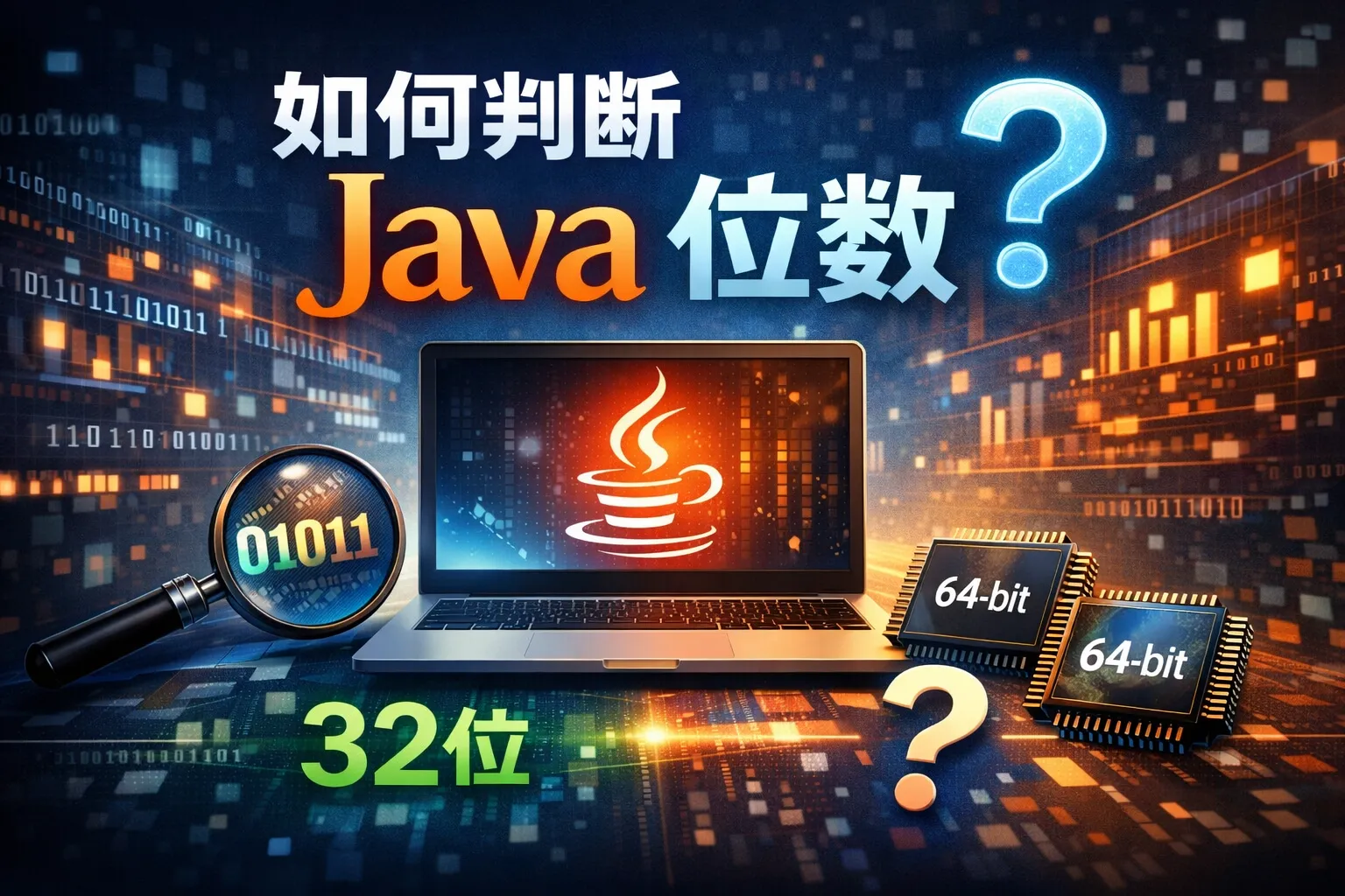 如何判断java位数