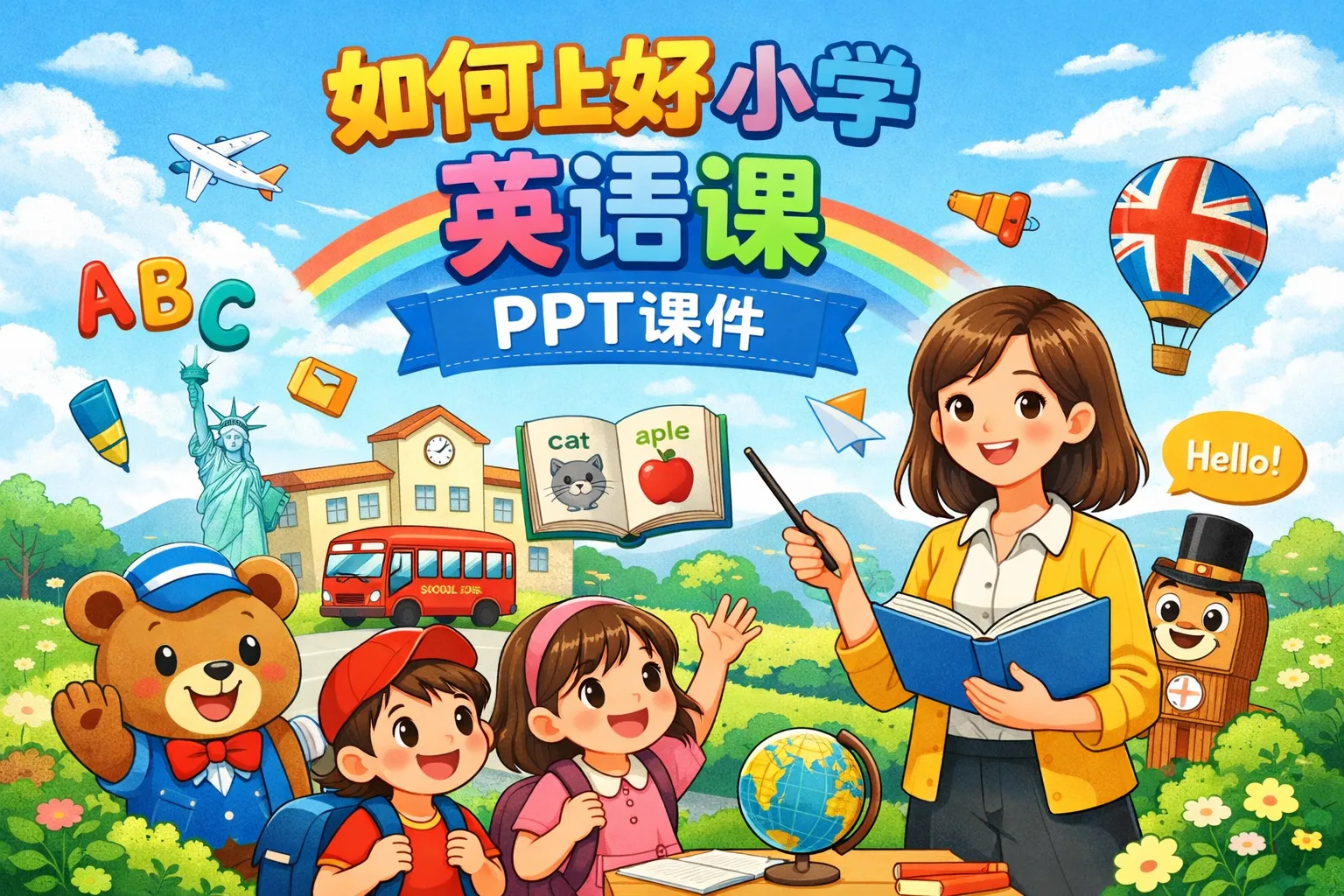 如何小学英语的ppt课件ppt课件ppt