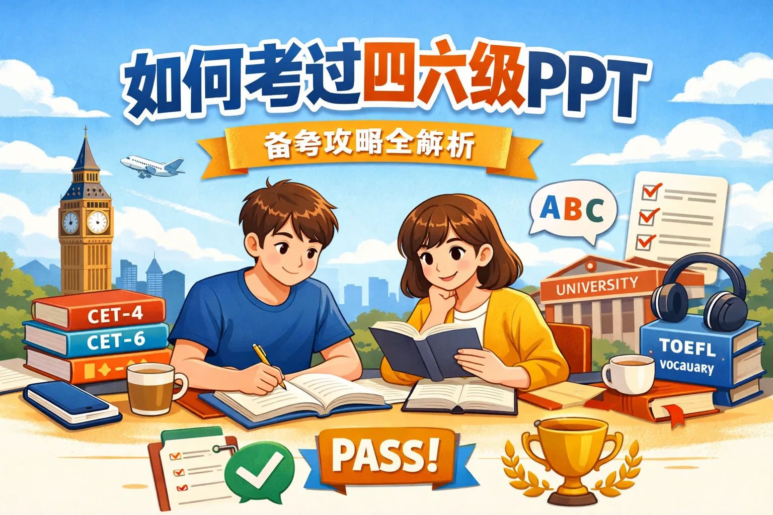 如何考过四六级ppt