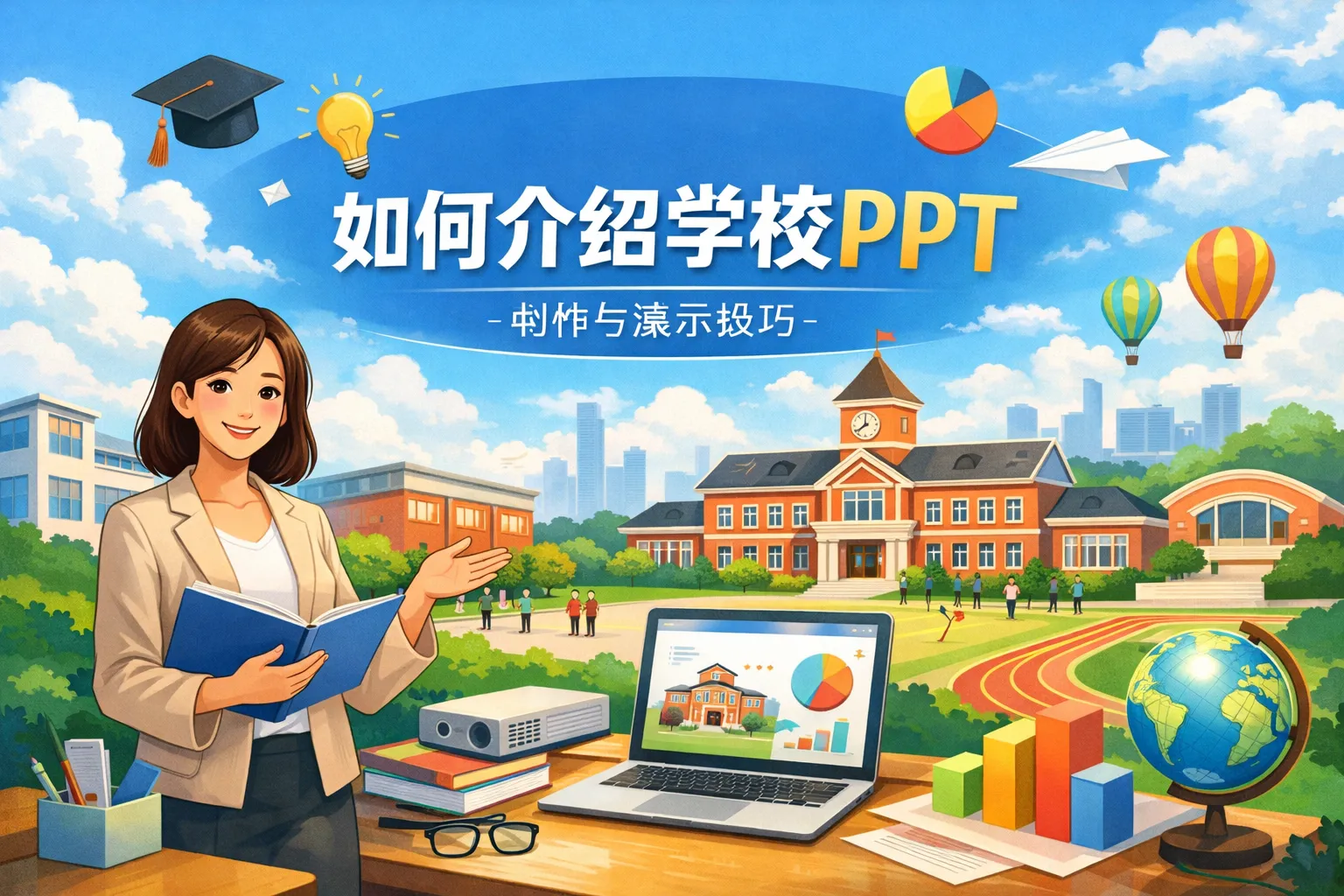 如何介绍学校ppt