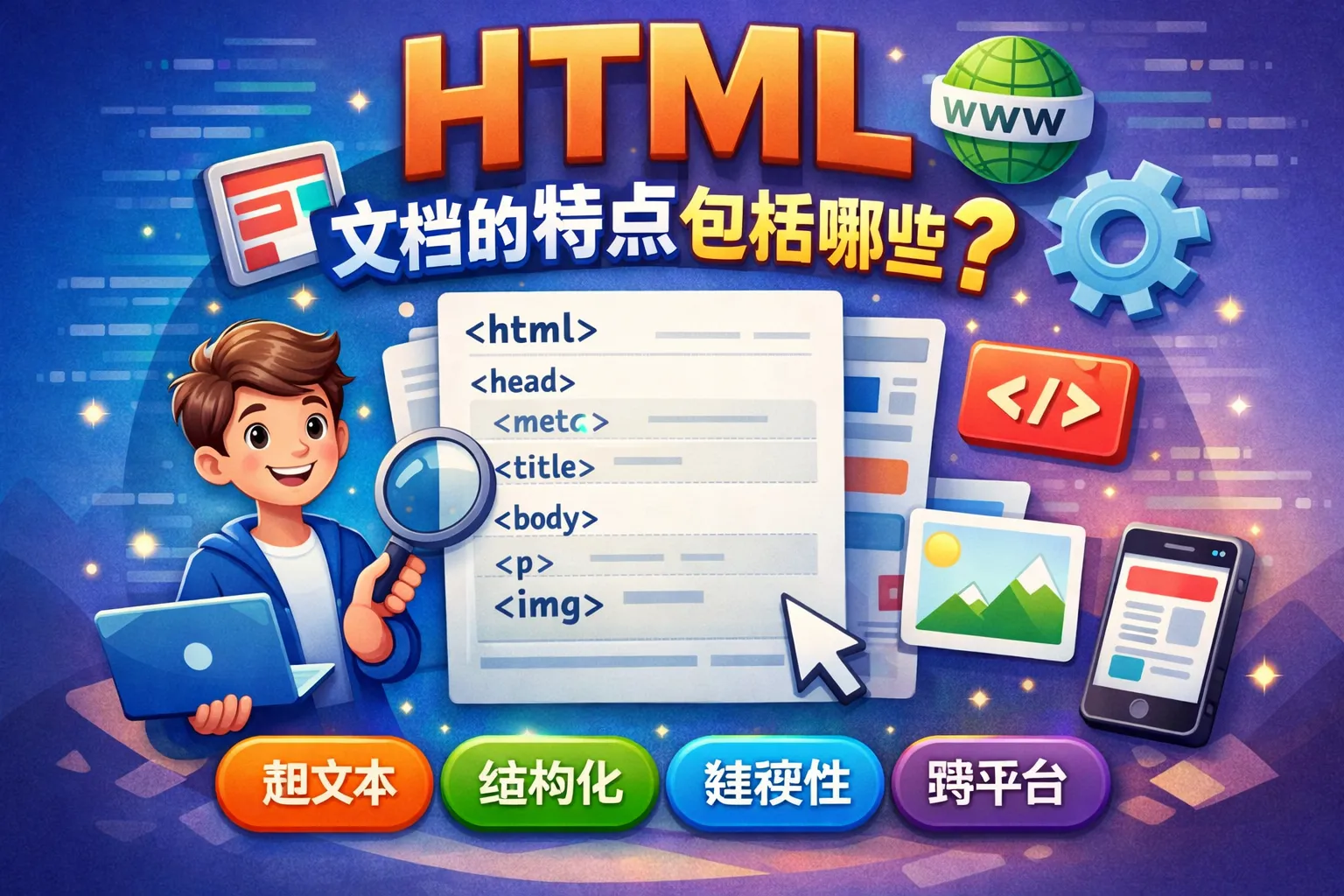 html文档的特点包括哪些