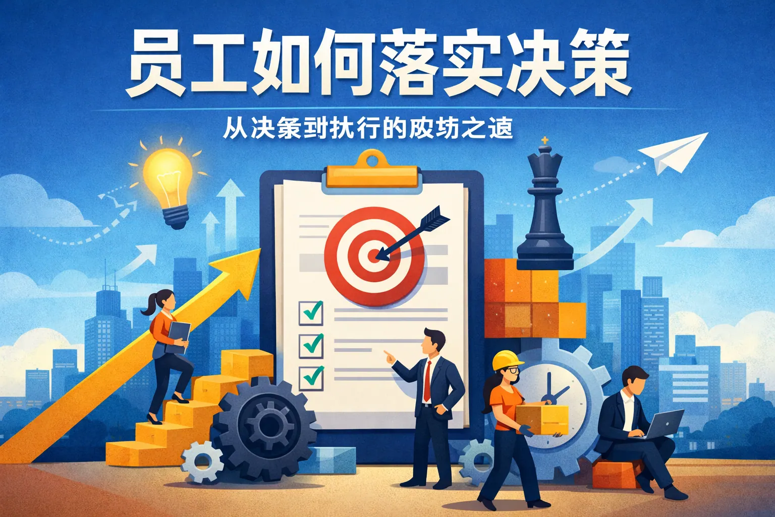 员工如何落实决策