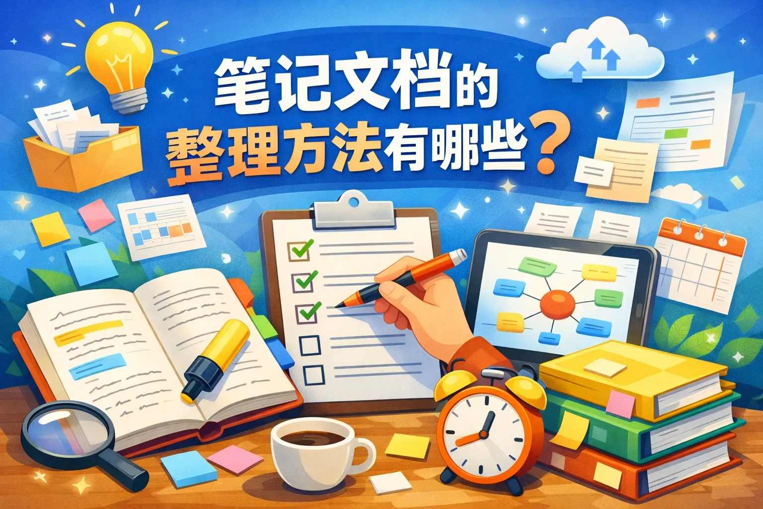 笔记文档的整理方法有哪些