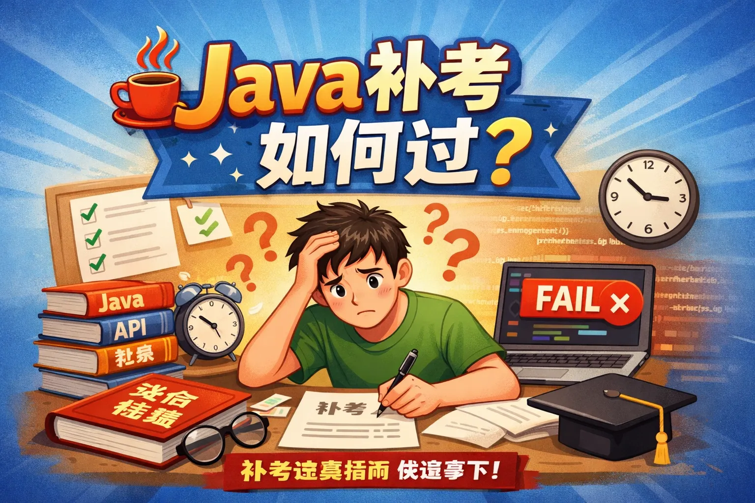 java补考如何过