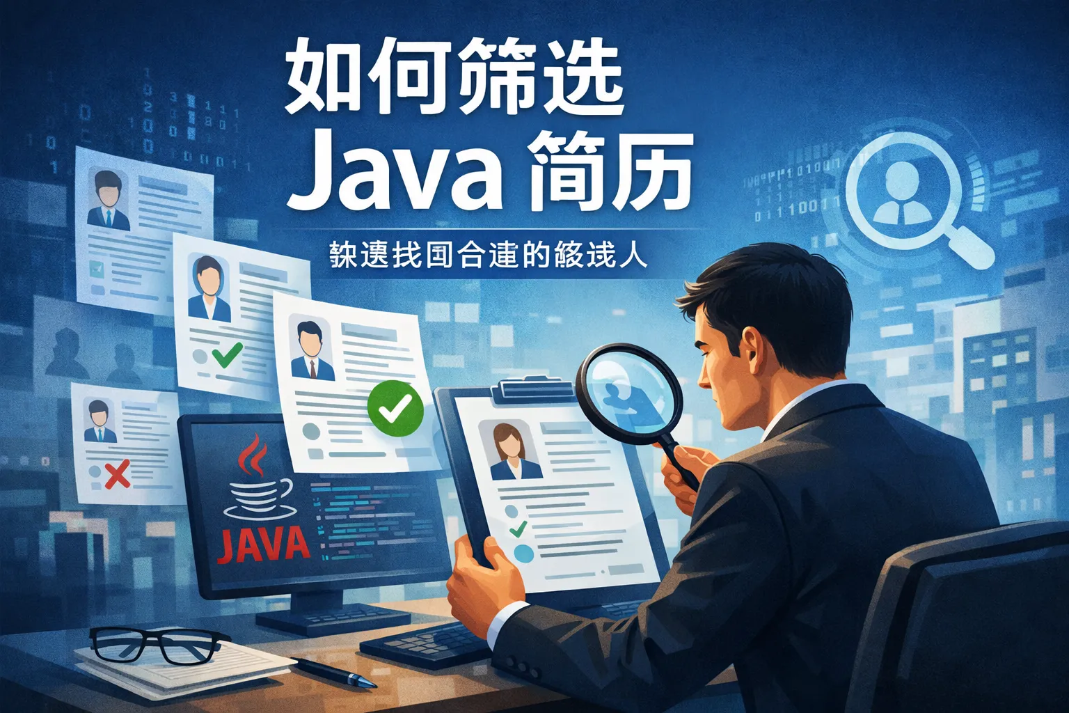 如何筛选 java简历