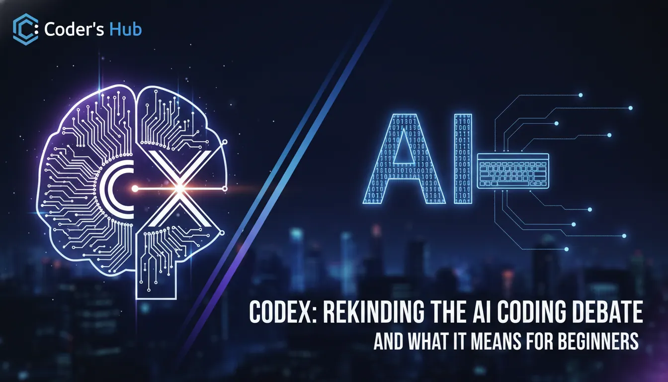 Codex为什么让AI编程讨论重新升温对新手意味着什么