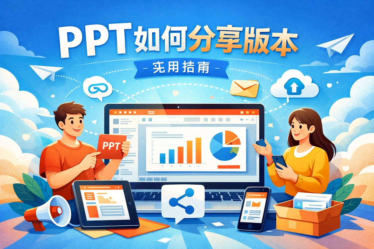 ppt如何分享版本