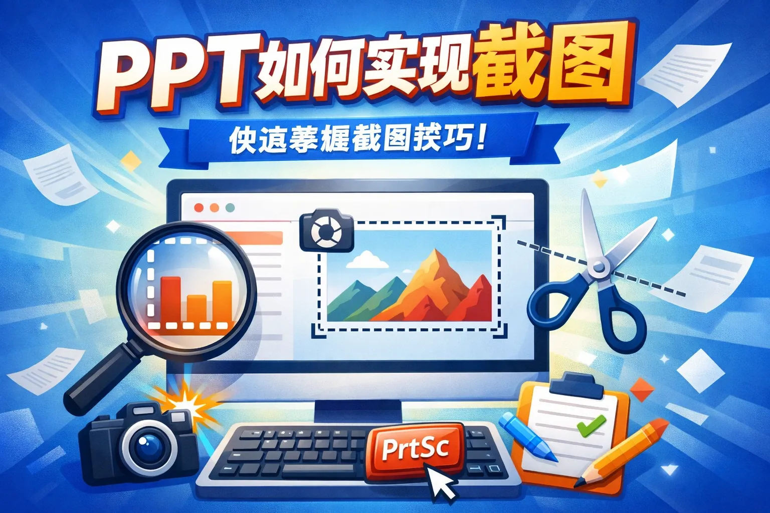 ppt如何实现截图