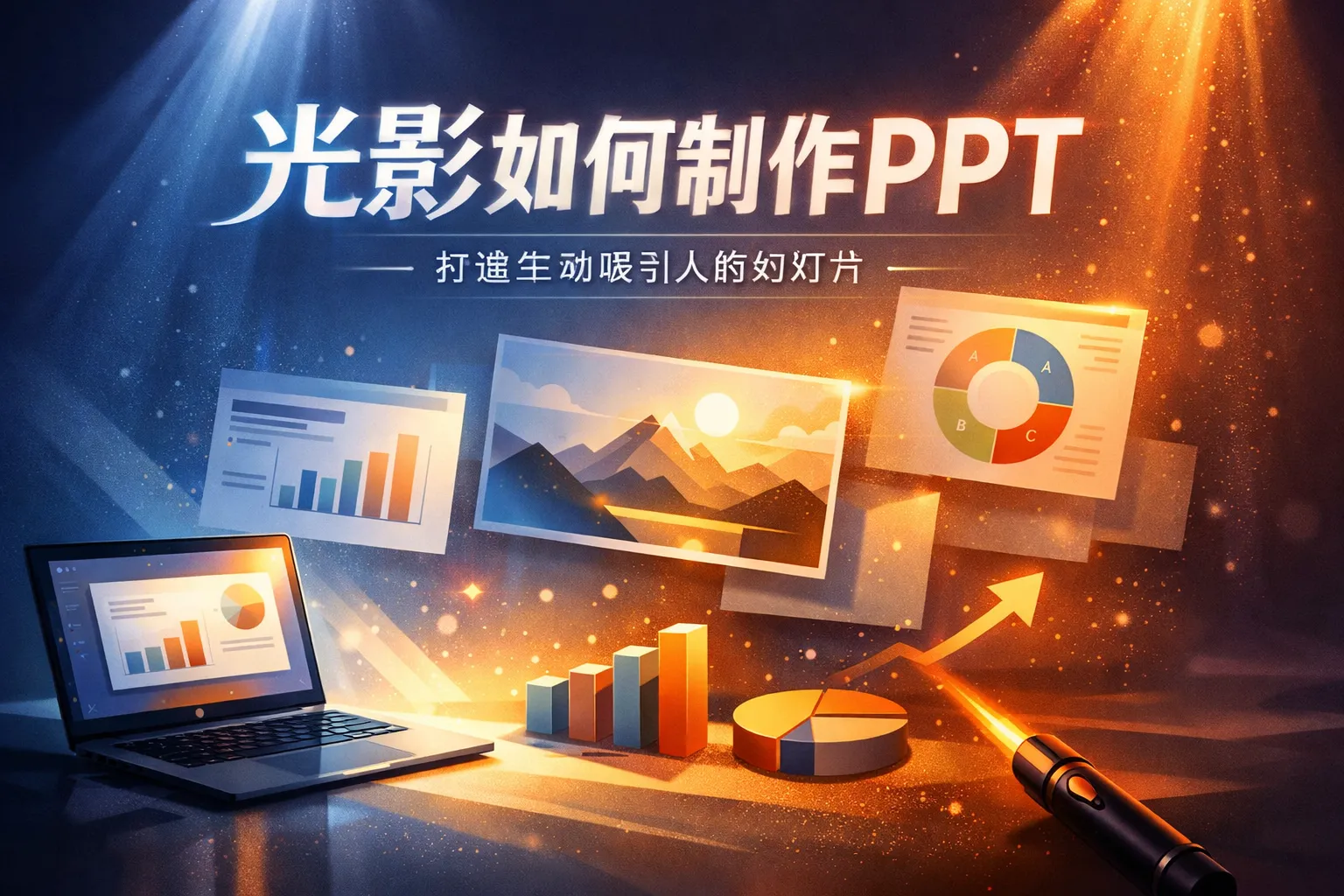 光影如何制作ppt