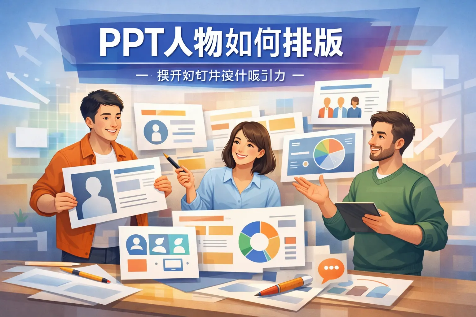 ppt人物如何排版
