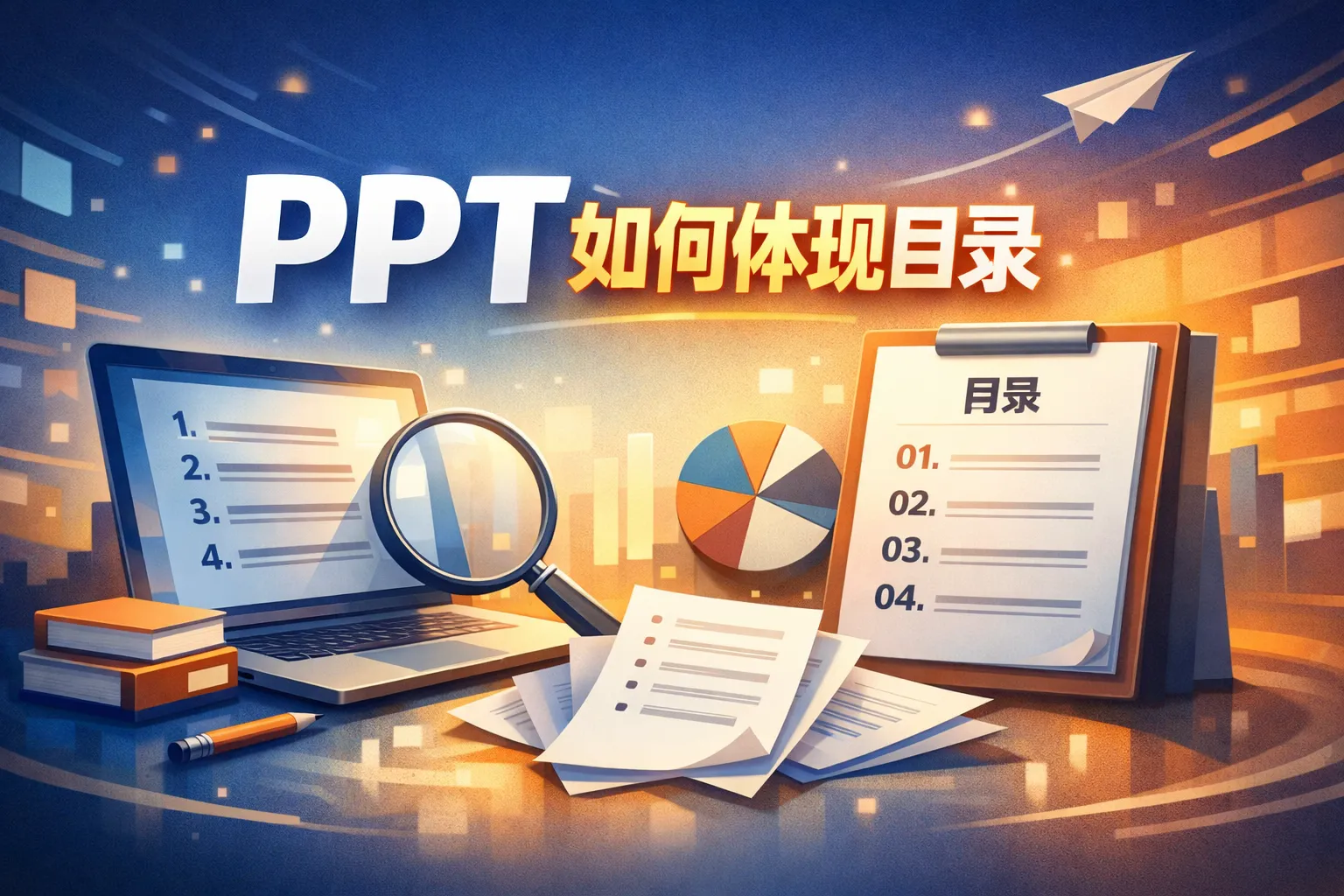 ppt如何体现目录