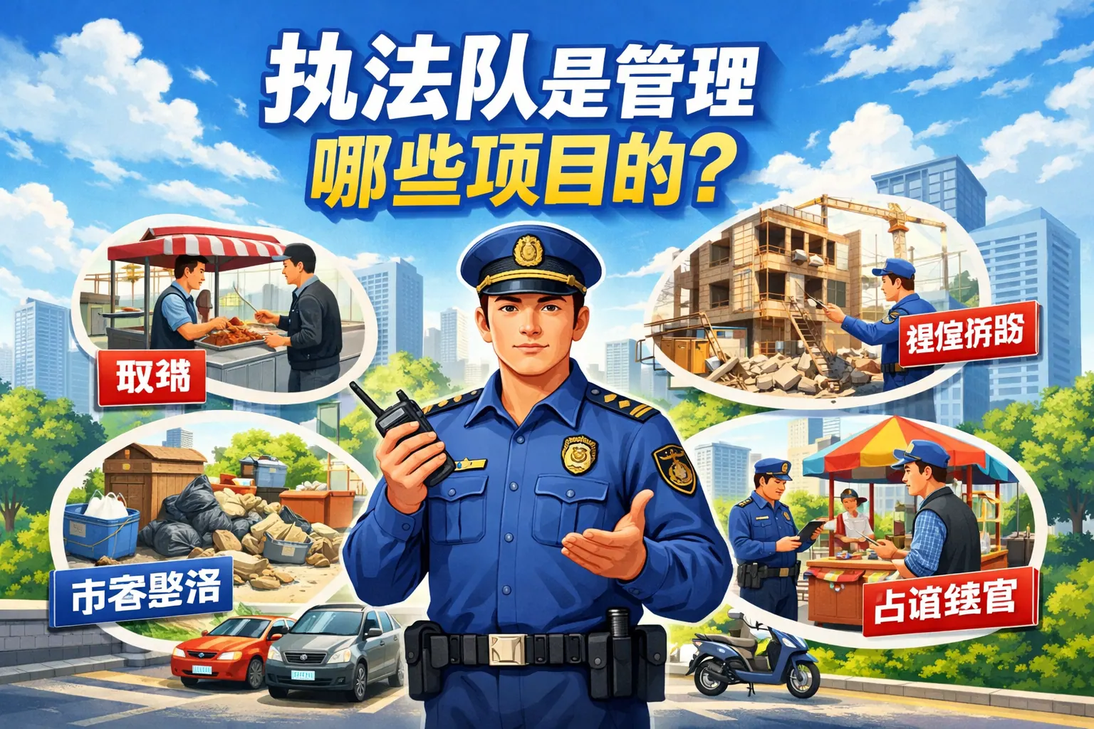 执法队是管理哪些项目的