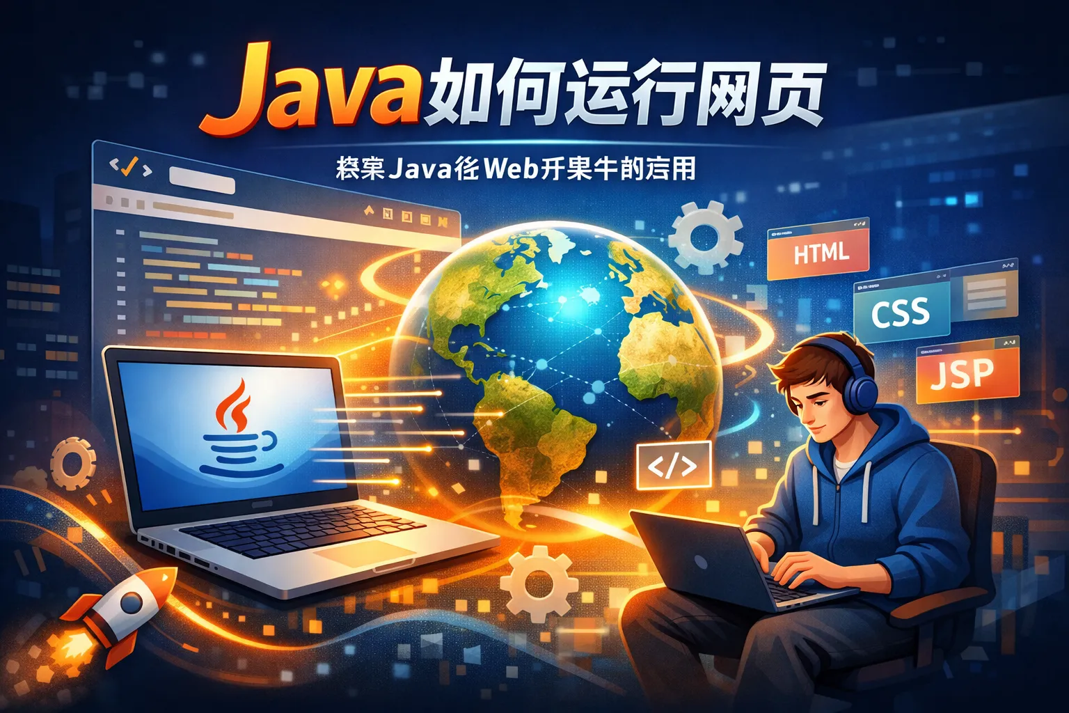 java如何运行网页