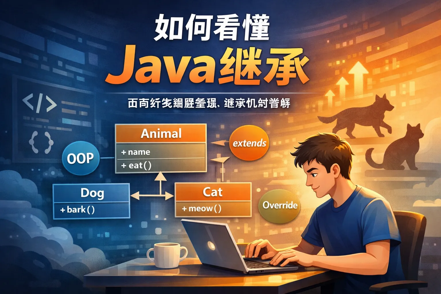 如何看懂java继承