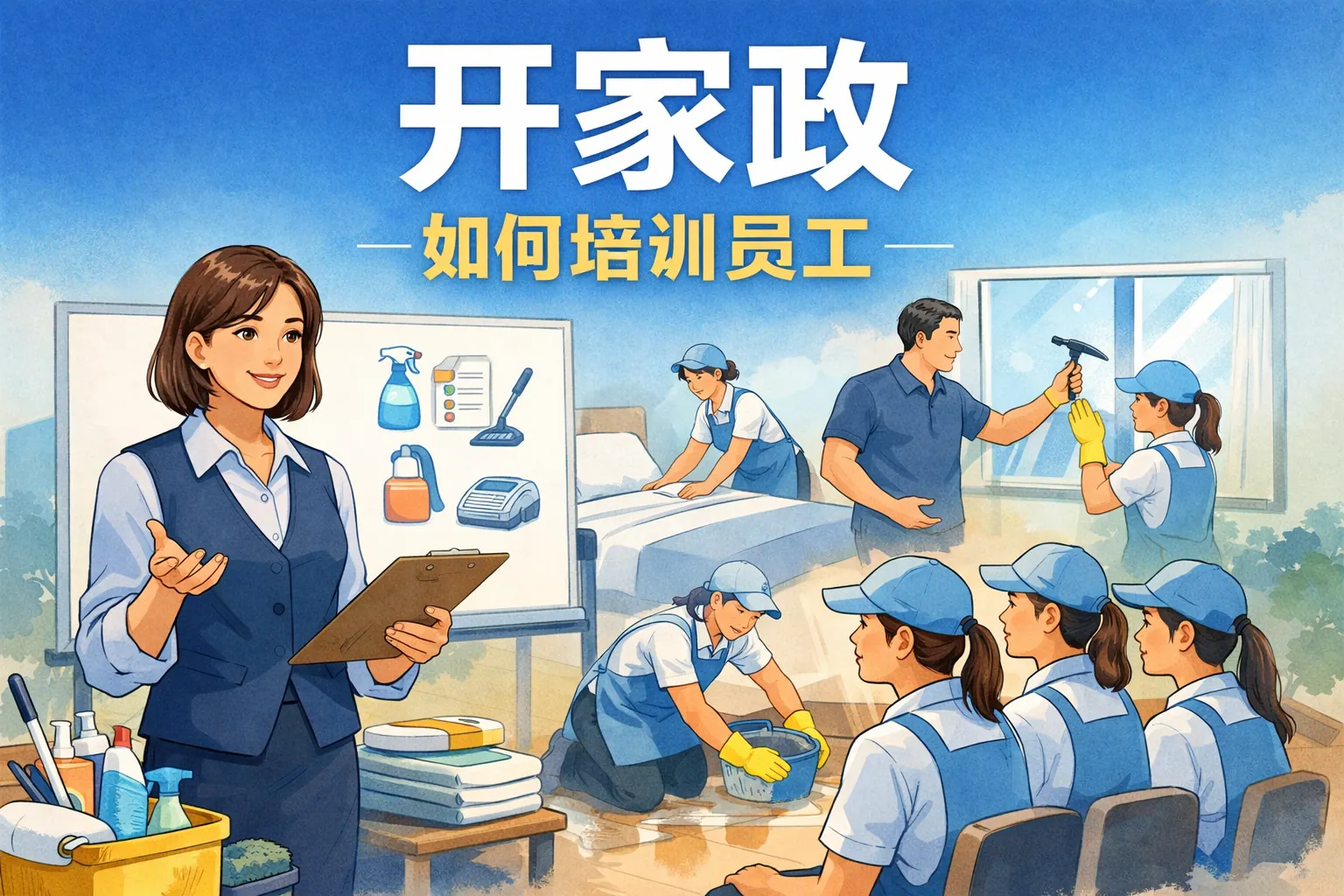 开家政如何培训员工