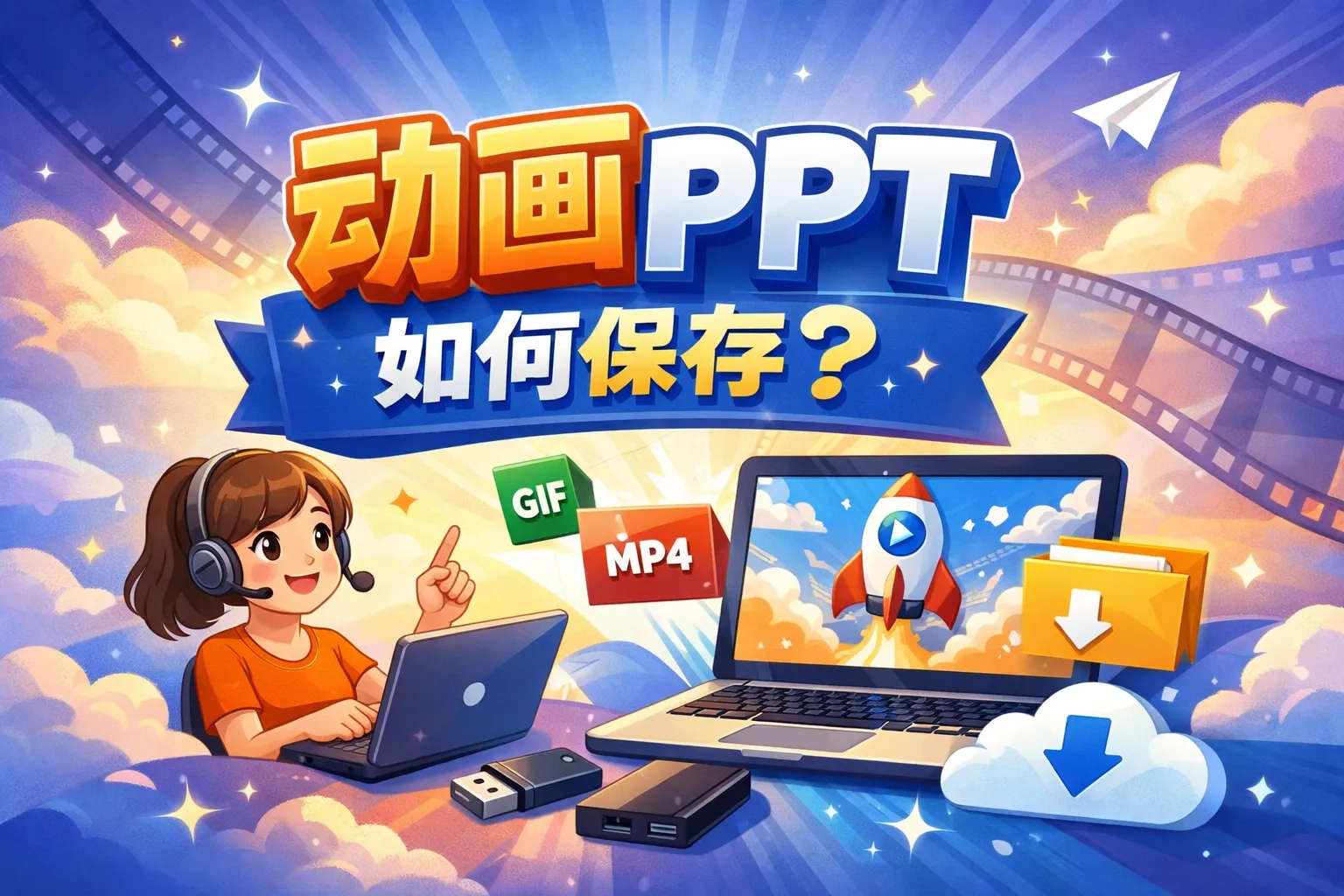 动画ppt如何保存